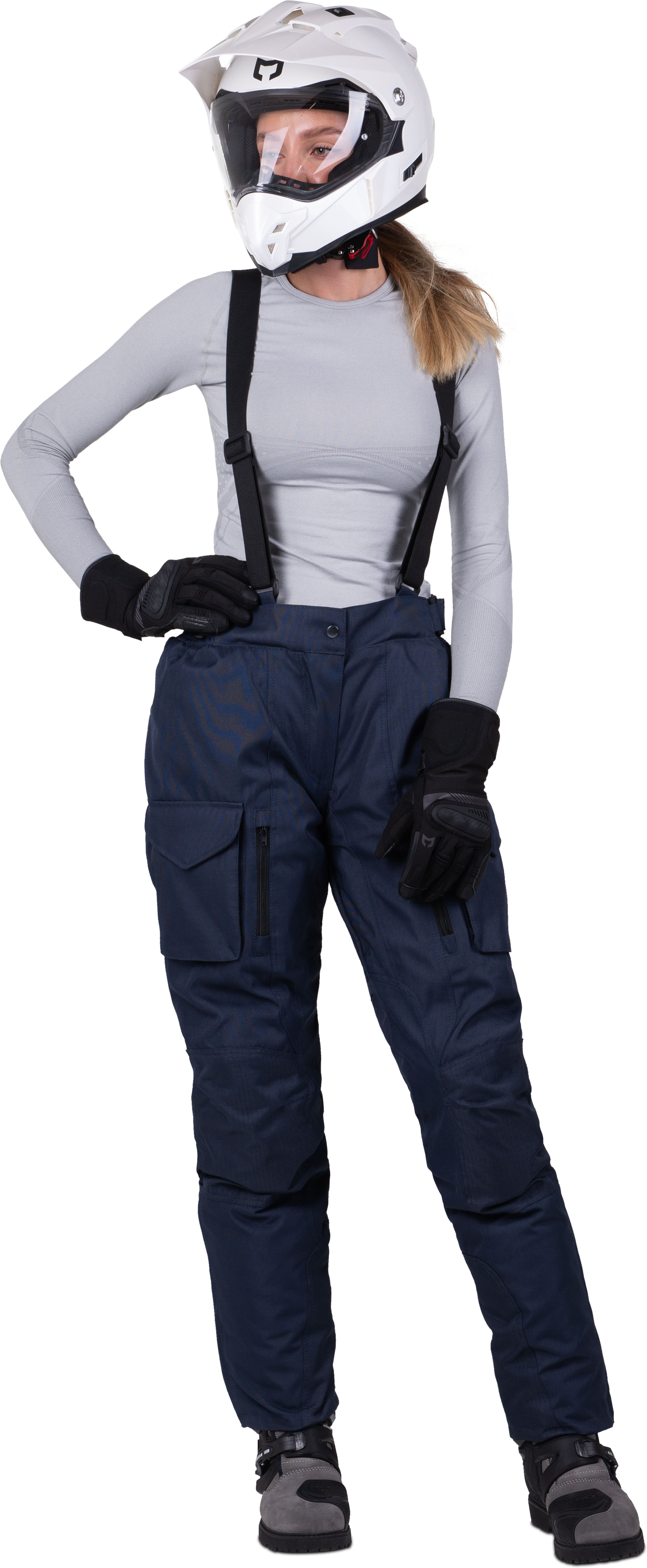 Course Pantalones de Moto para Mujer  Four Seasons 3.0 Azules