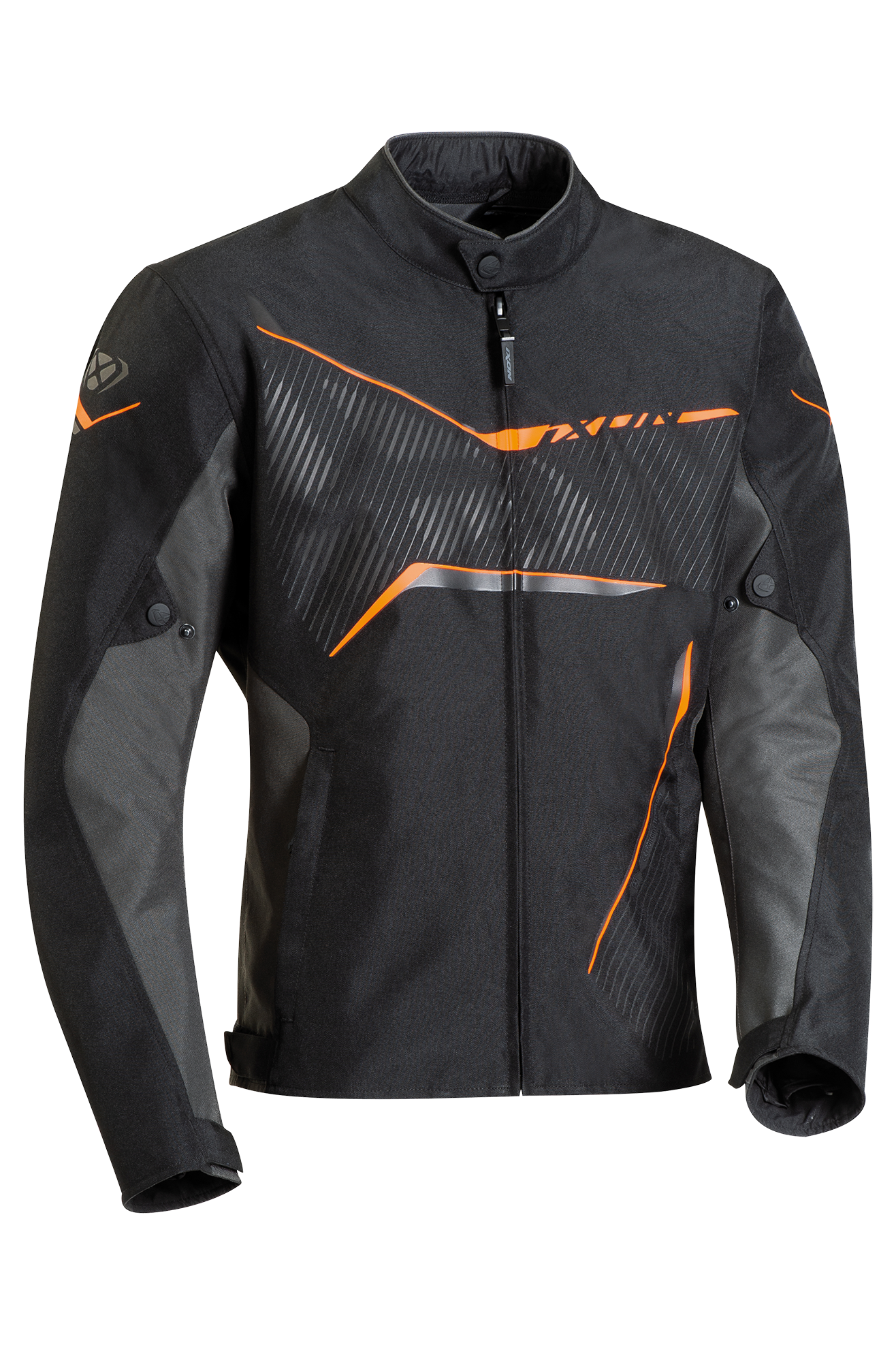 Ixon Chaqueta de Moto  Slash Negro-Naranja