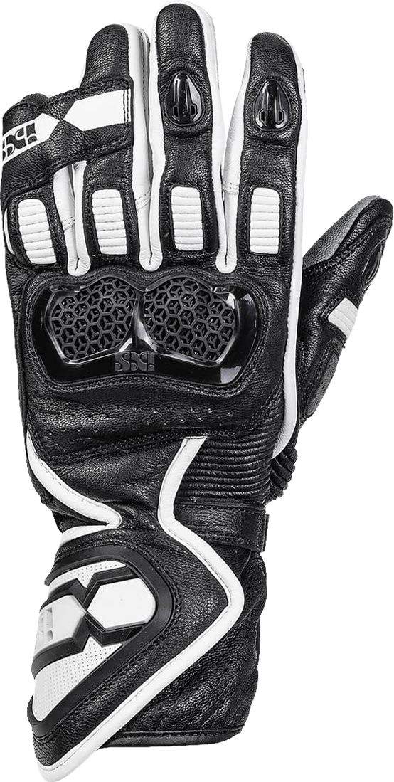 iXS Guantes de Moto  Sport LD RS-200 Mujer Negro-Blanco