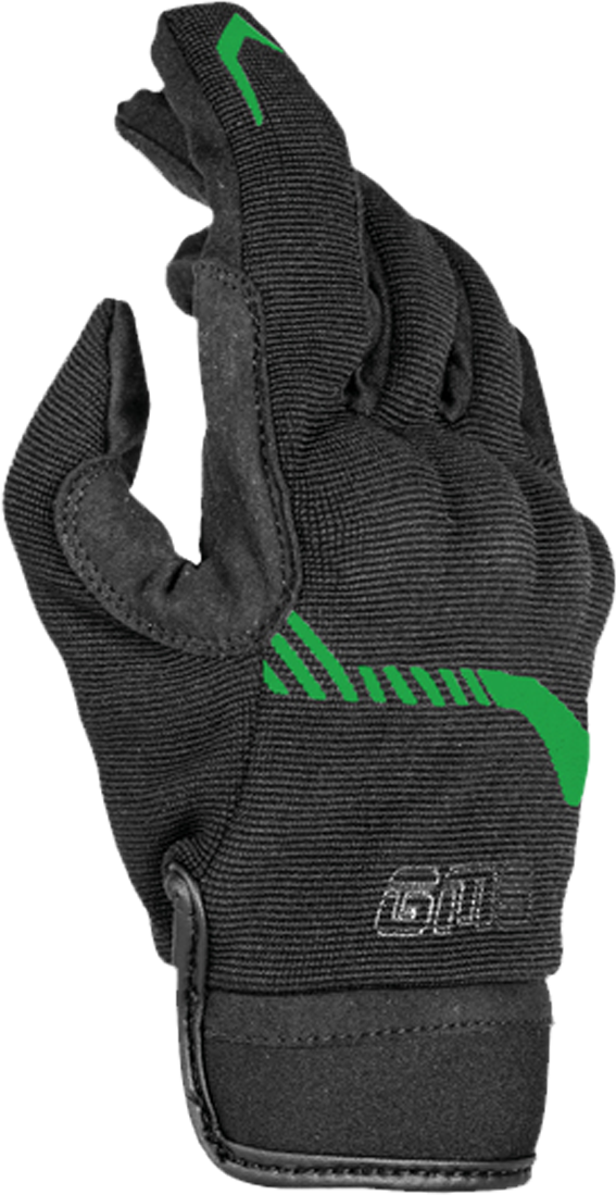 GMS Guantes de Moto  Jet-City Negro-Verde