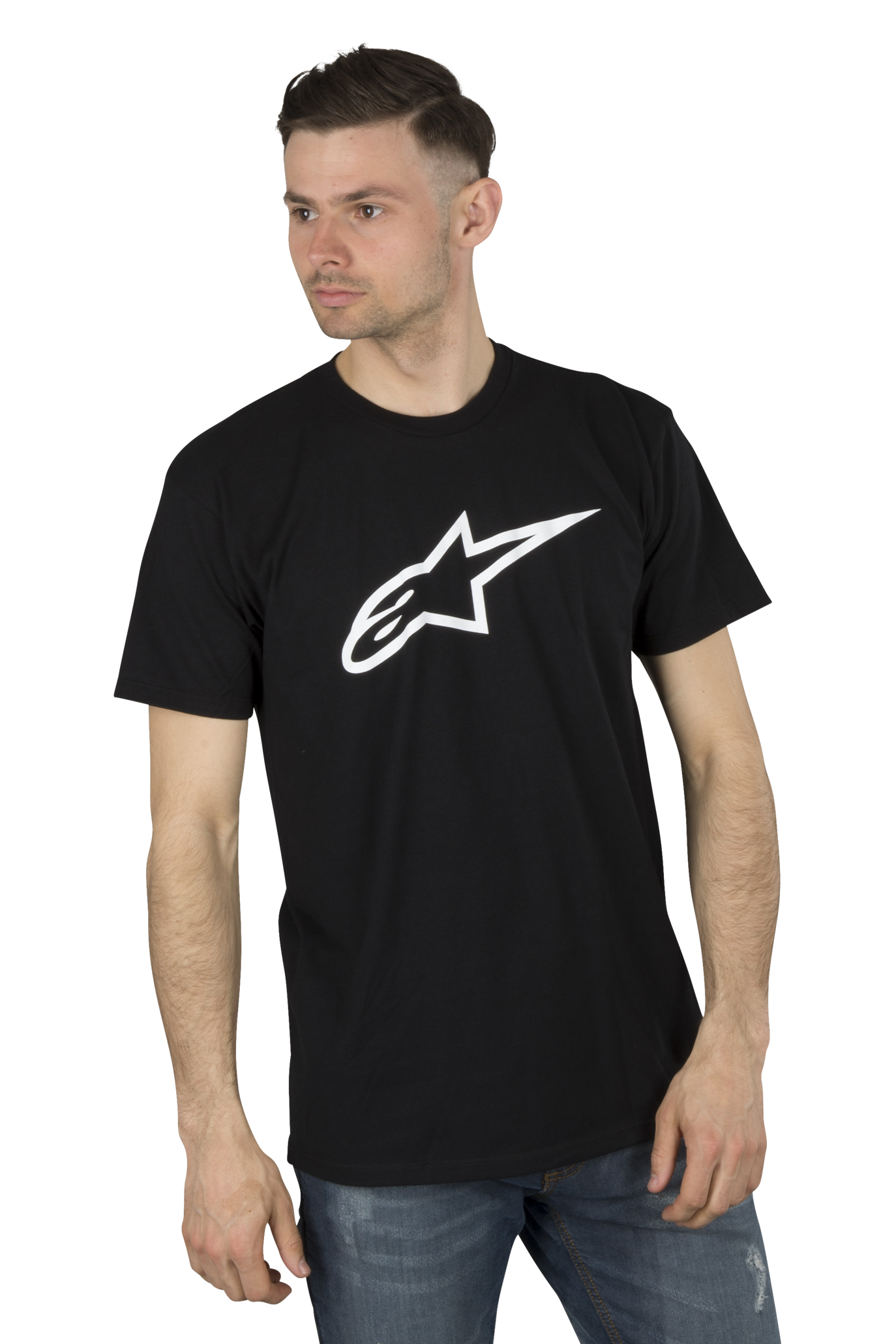 Alpinestars Camiseta  Agless Classic Negro-Blanco