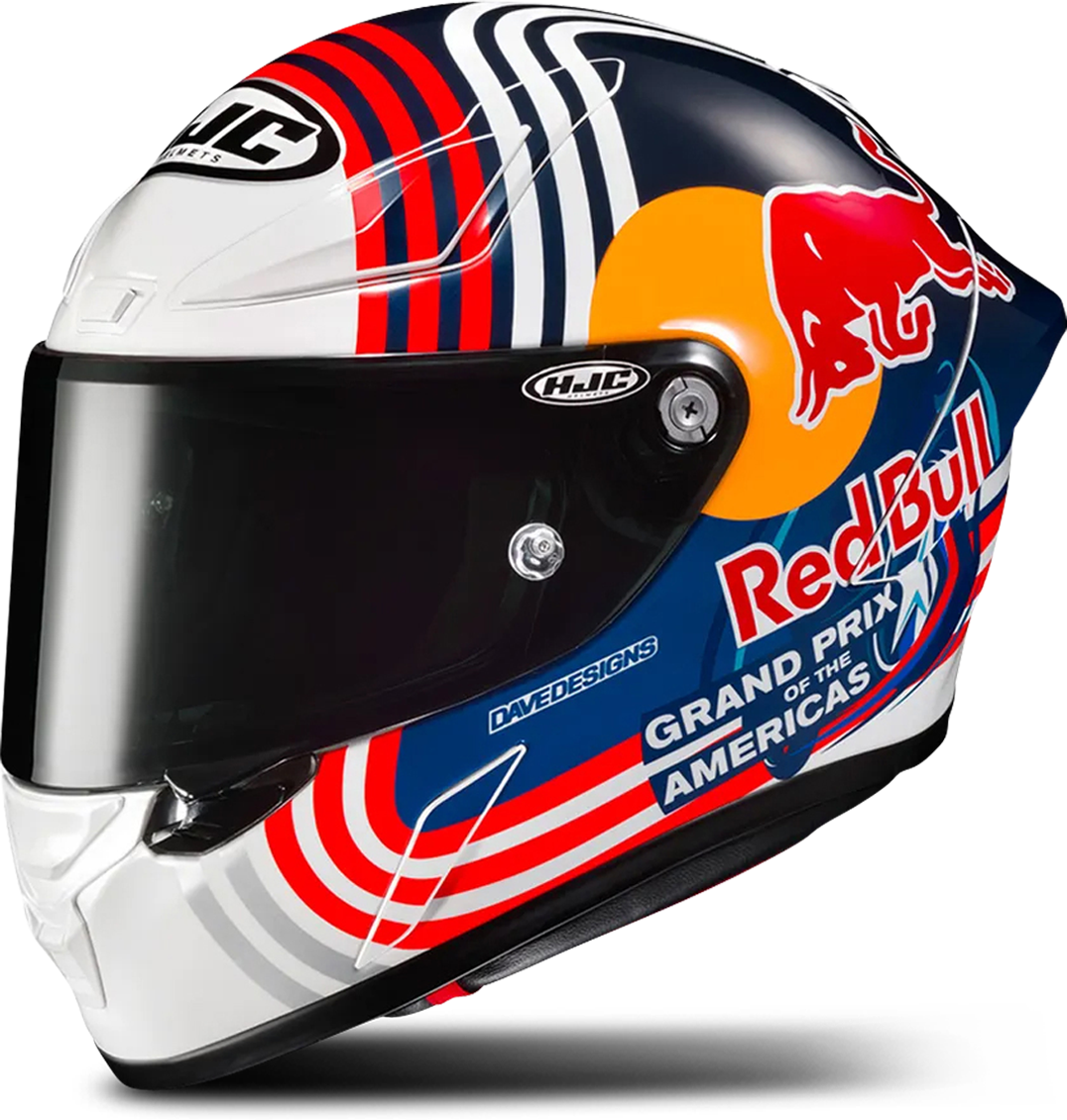 HJC Casco Integral  RPHA 1 Red Bull Austin GP Blanco-Azul