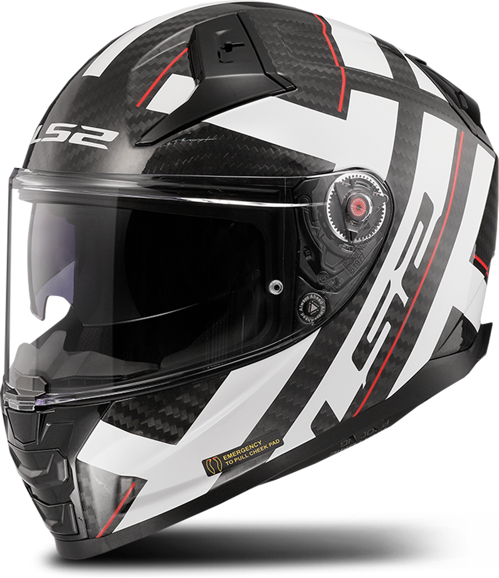 LS2 Casco Integral  FF811 VECTOR II C Blanco