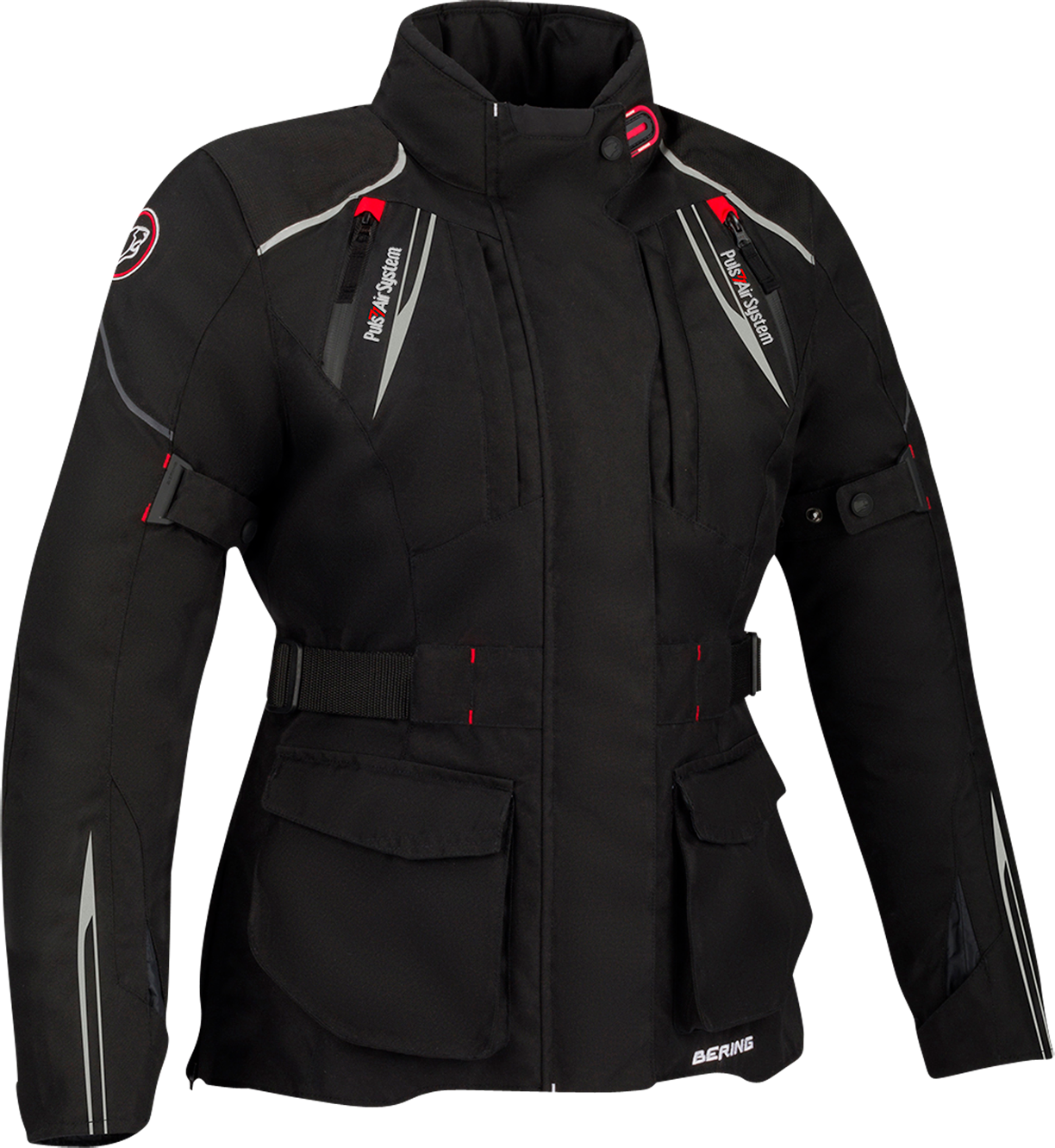 Bering Chaqueta de Moto  Oural Mujer Negra