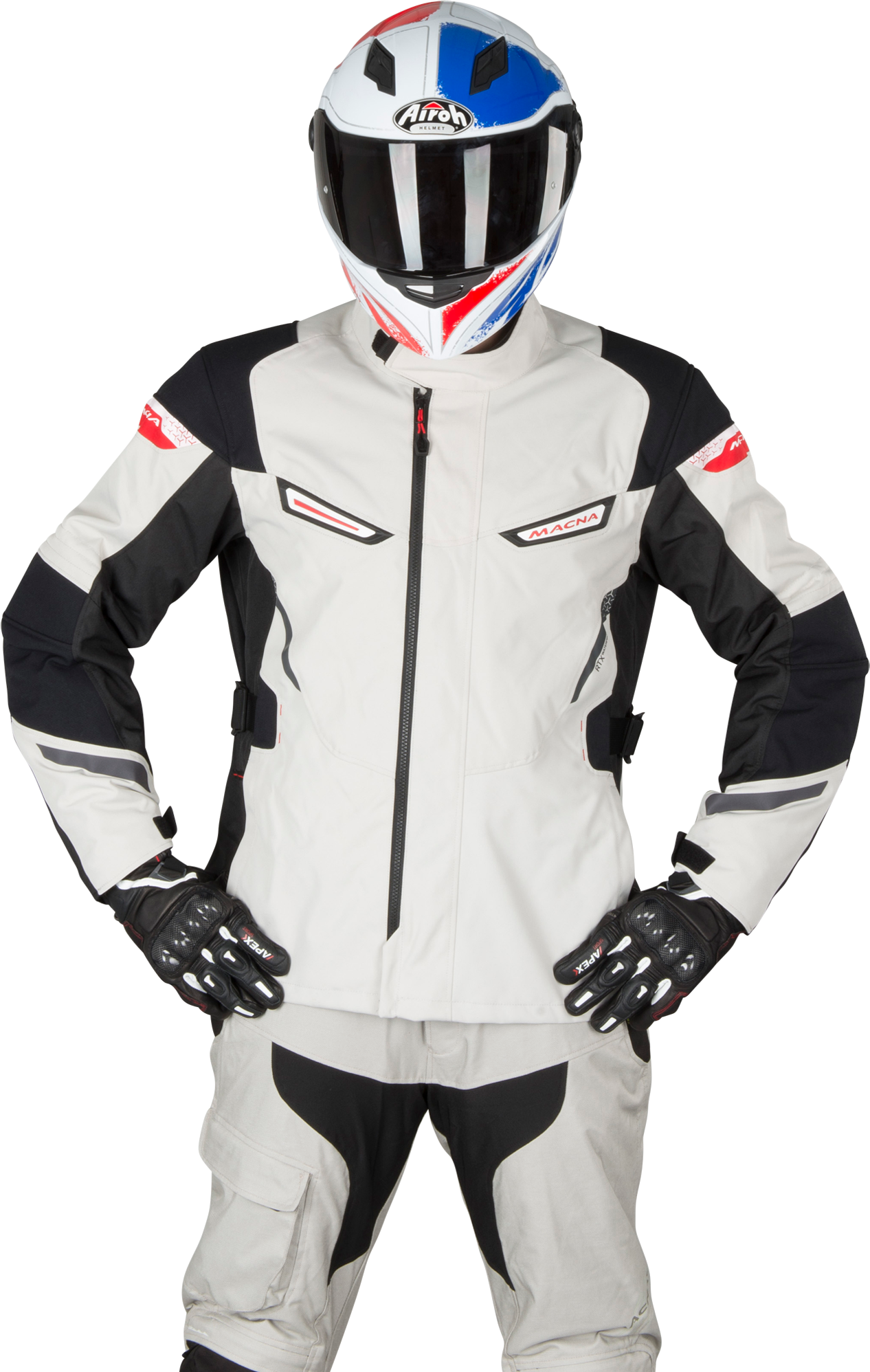 Macna Chaqueta de Moto  Myth Blanco