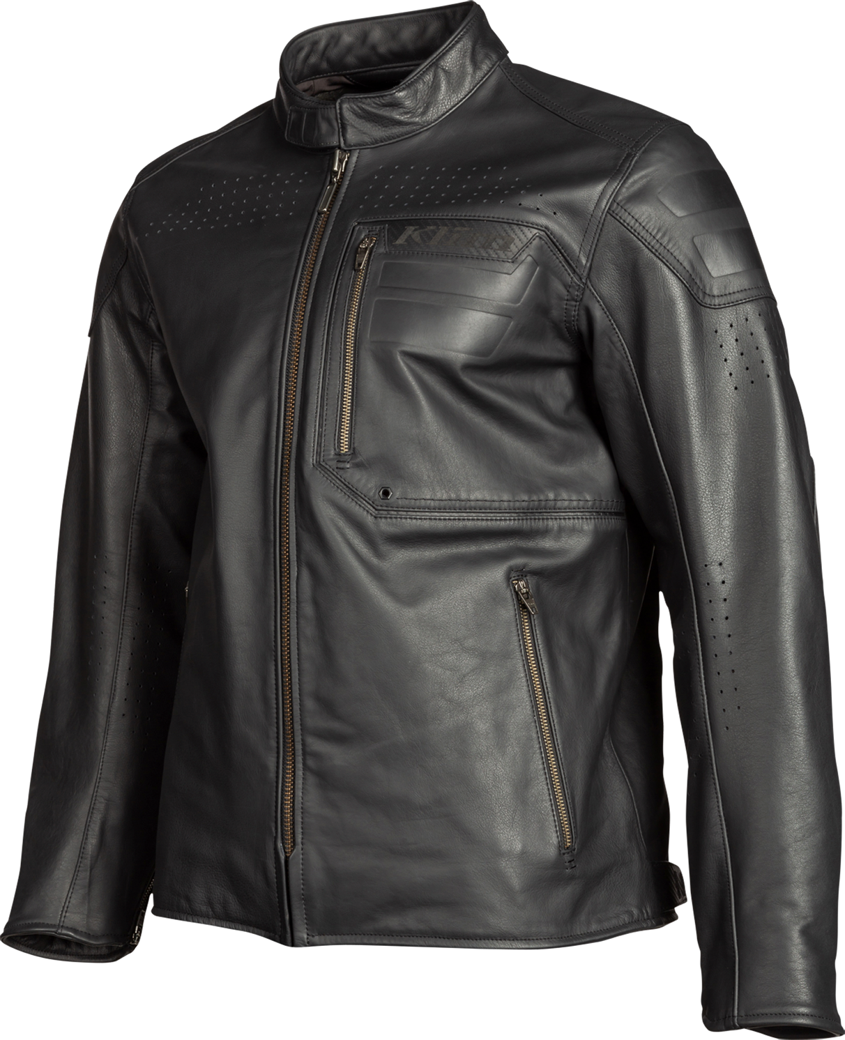 KLIM Chaqueta de cuero  Sixxer Negra