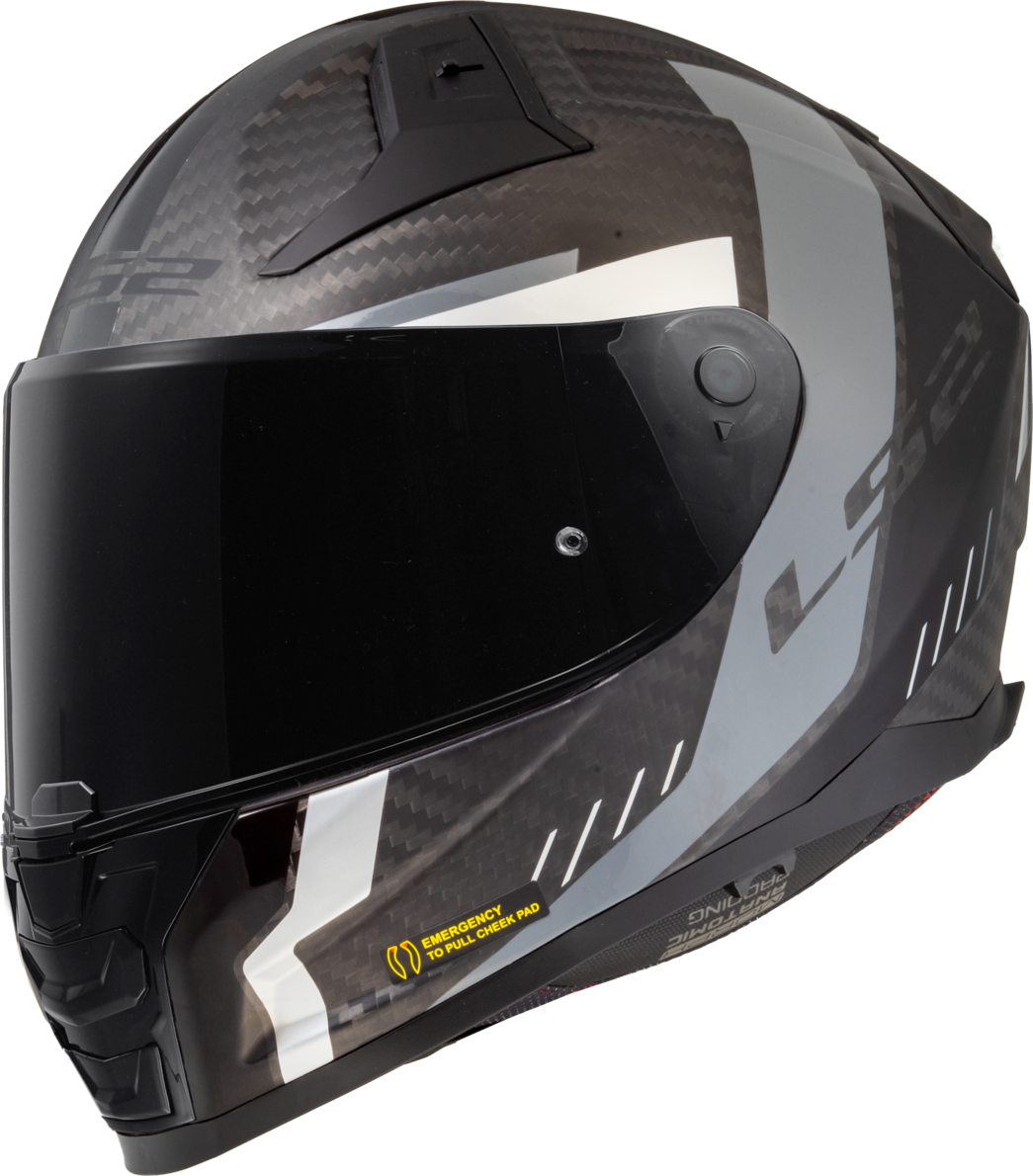 LS2 Casco Integral  FF811 Vector II C Grid Negro Mate-Gris