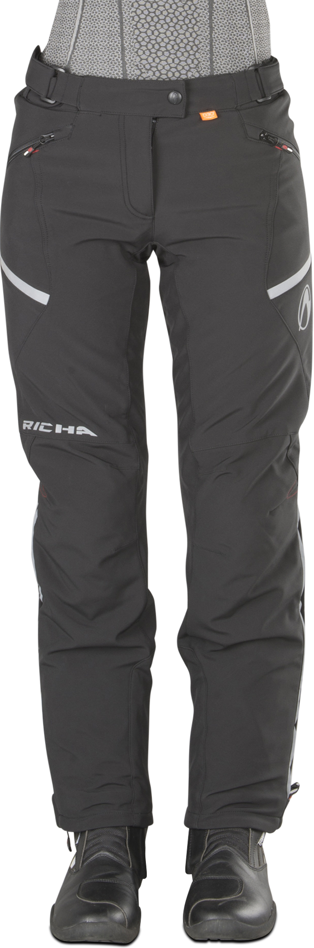 Richa Pantalones de Moto  Softshell Mujer Negros