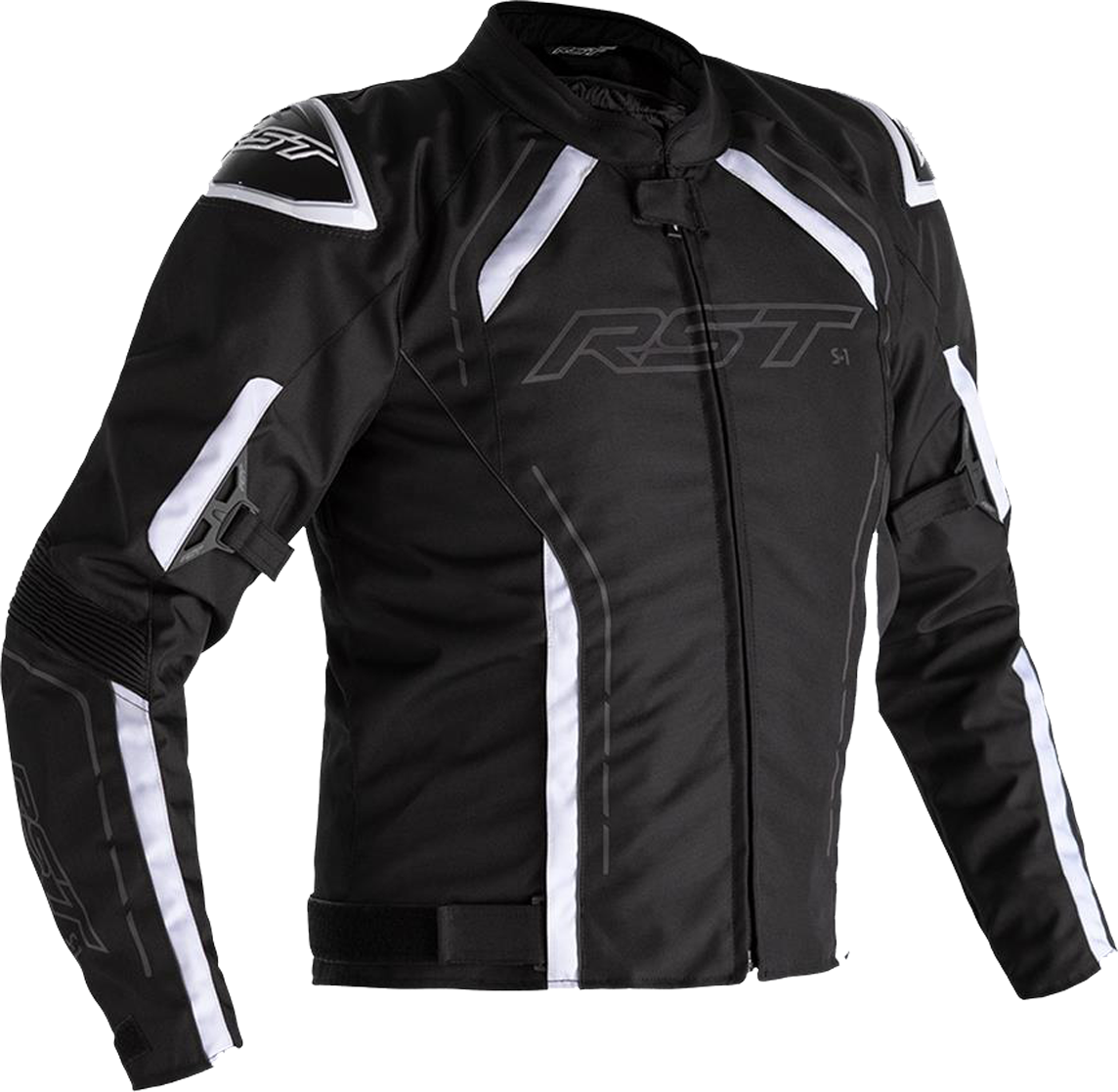 RST Chaqueta de Moto  S-1 Negro-Blanco