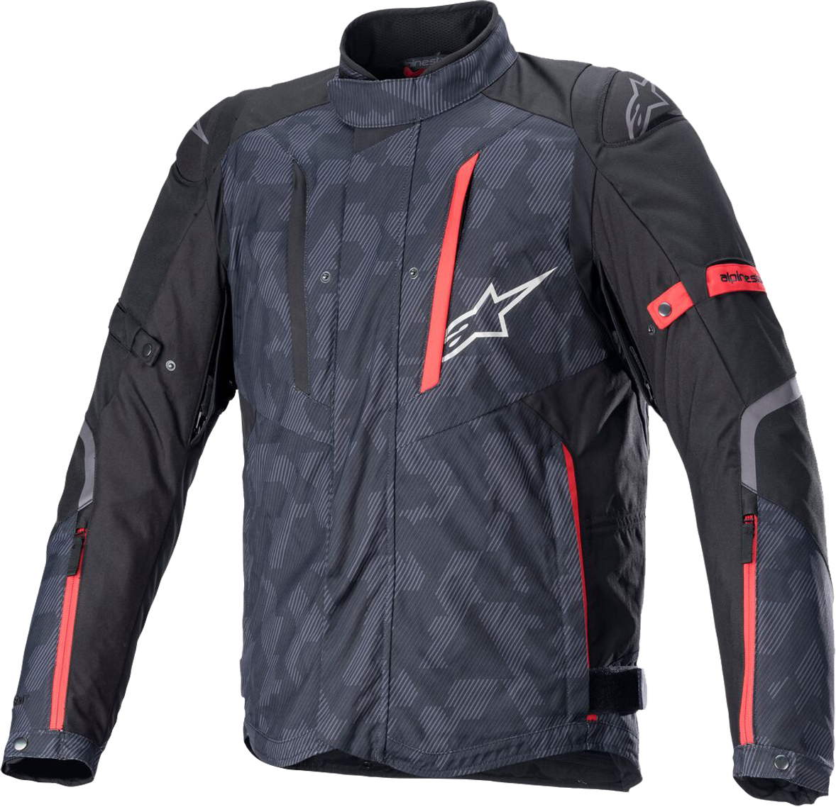 Alpinestars Chaqueta de Moto  RX-5 Drystar® Negro-Camuflaje-Rojo Intenso