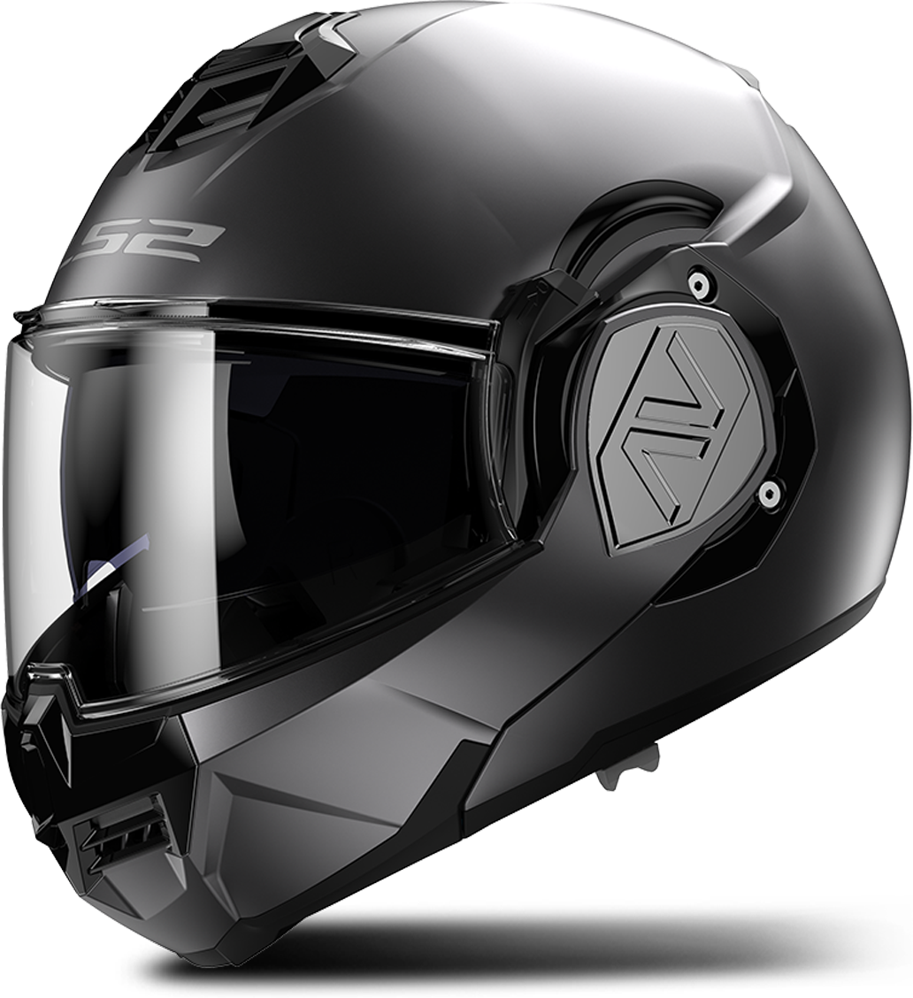 LS2 Casco Modular  FF906 ADVANT Solid Titanio Mate-Negro