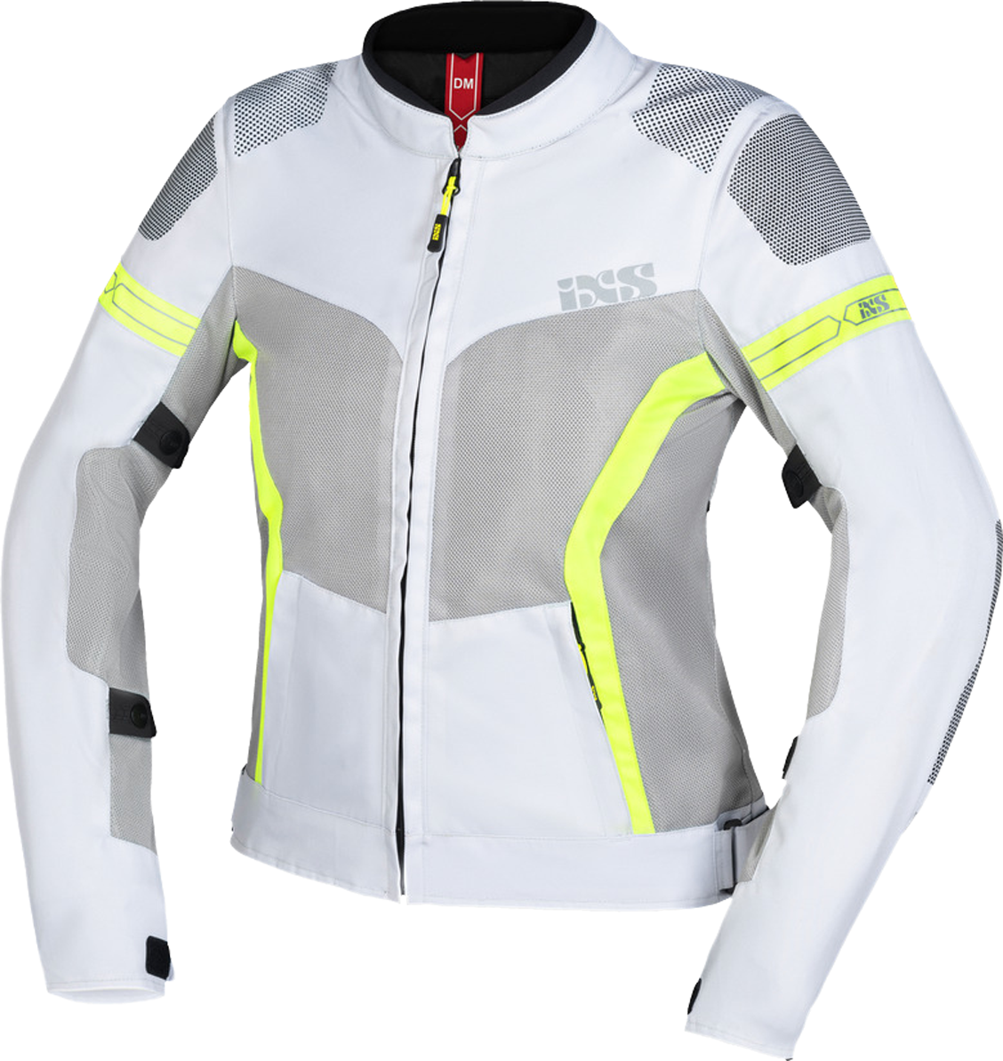 iXS Chaqueta de Moto para Mujer  Sport Trigonis-Air Gris-Amarillo