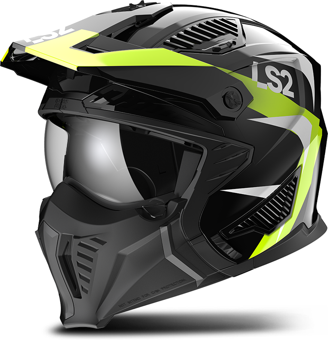 LS2 Casco Jet  OF606 DRIFTER Triality H-V-Amarillo