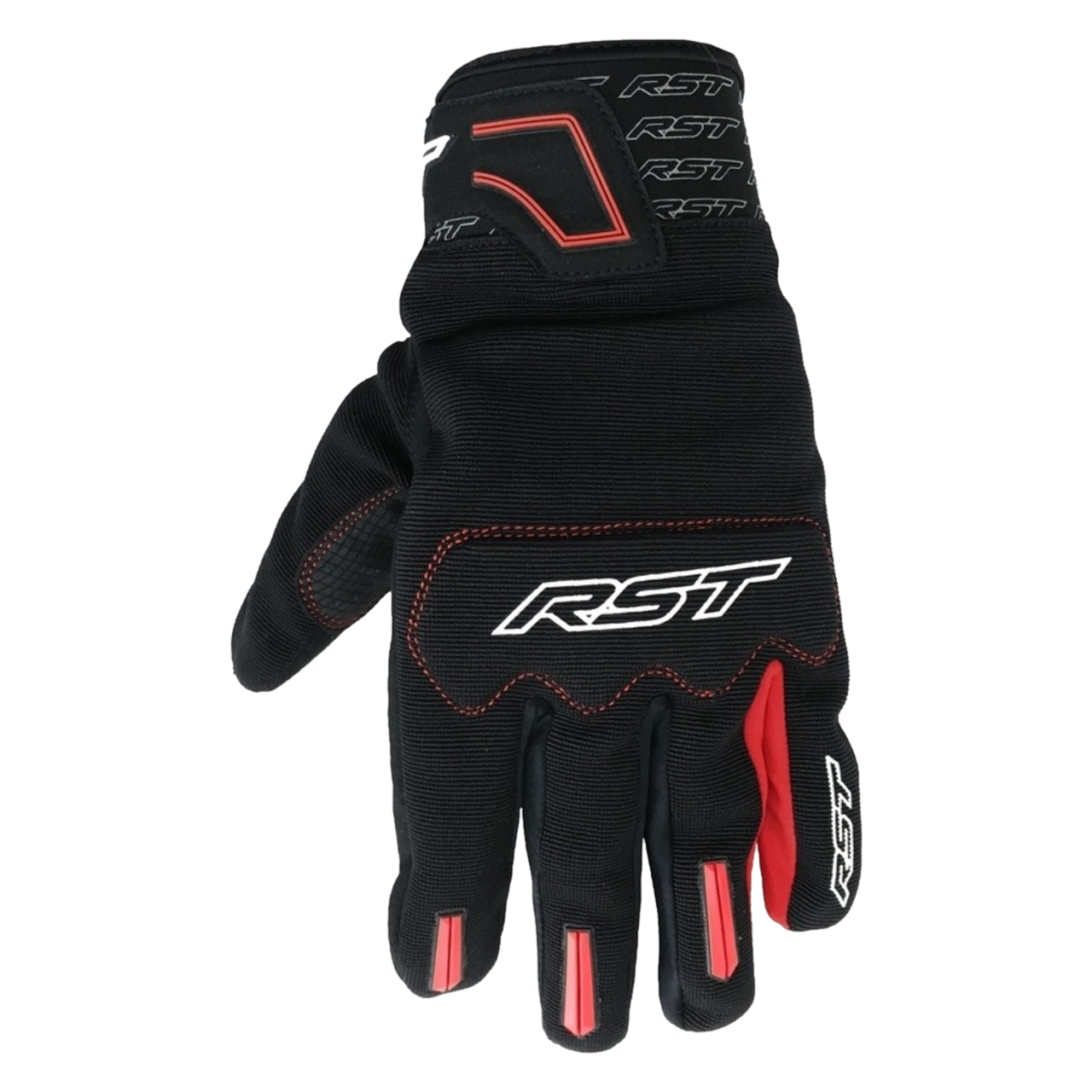 RST Guantes de Moto  Rider Negro-Rojo