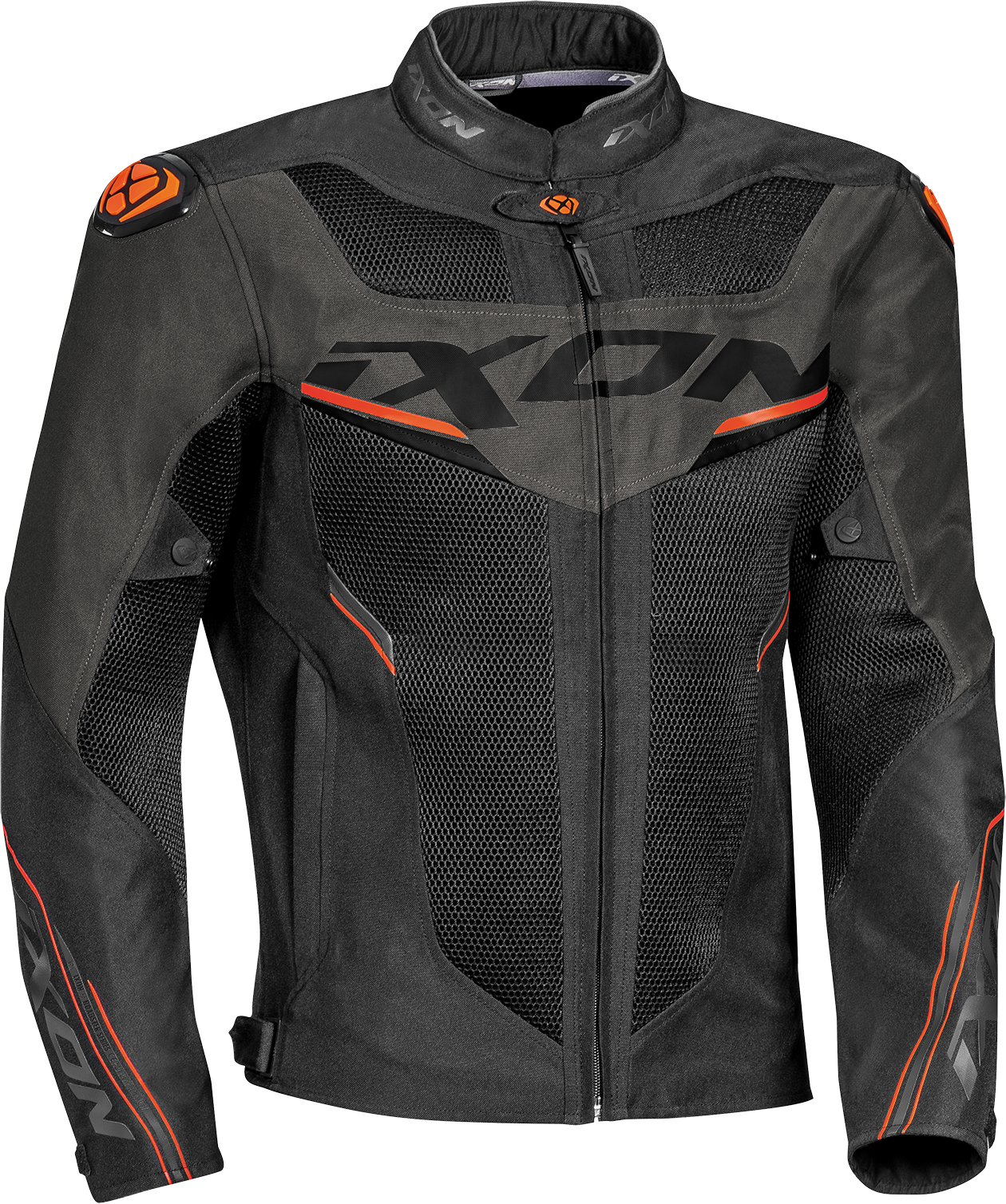 Ixon Chaqueta de Moto  Draco Negro-Naranja