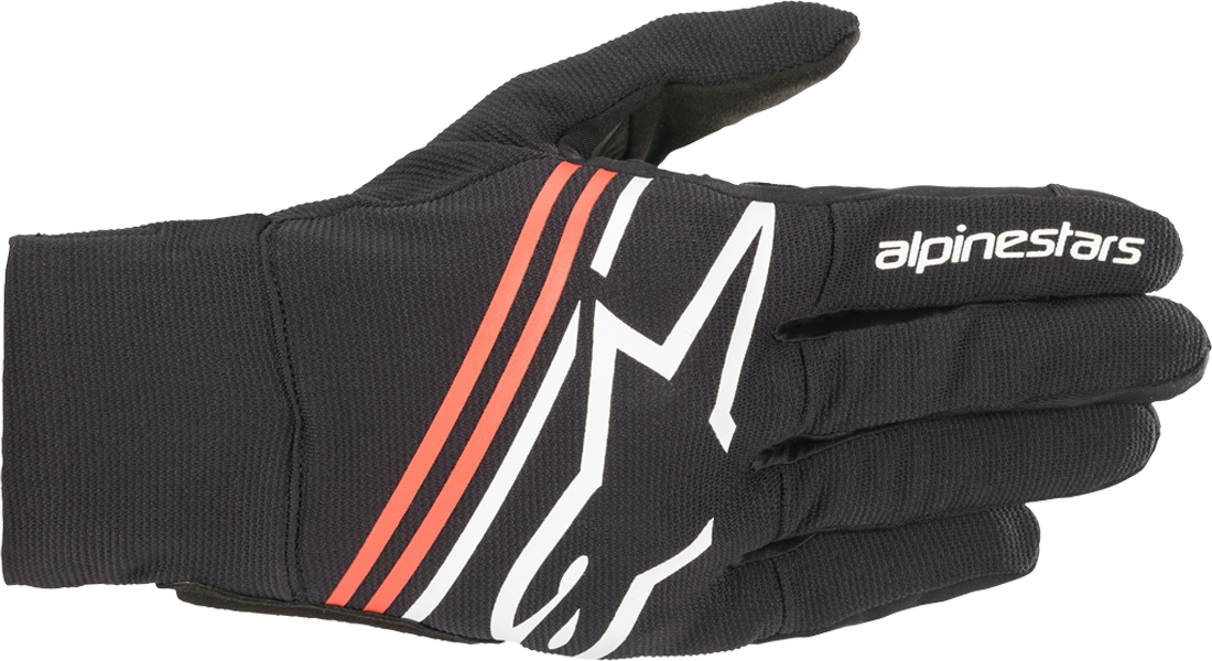 Alpinestars Guantes de Moto  Reef Negro-Blanco-Rojo Fluo