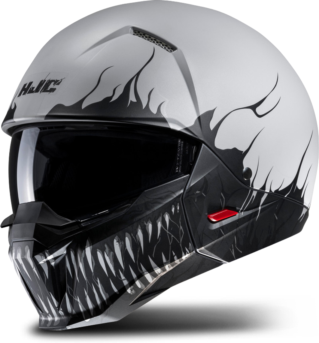 HJC Casco Jet  i20 Negro-Blanco