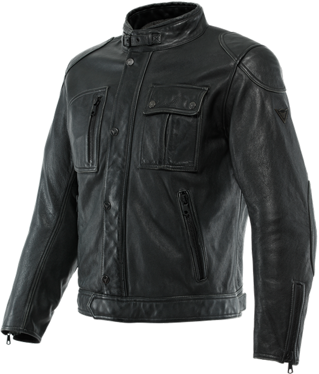 Dainese Chaqueta de Moto  Atlas Piel Negra