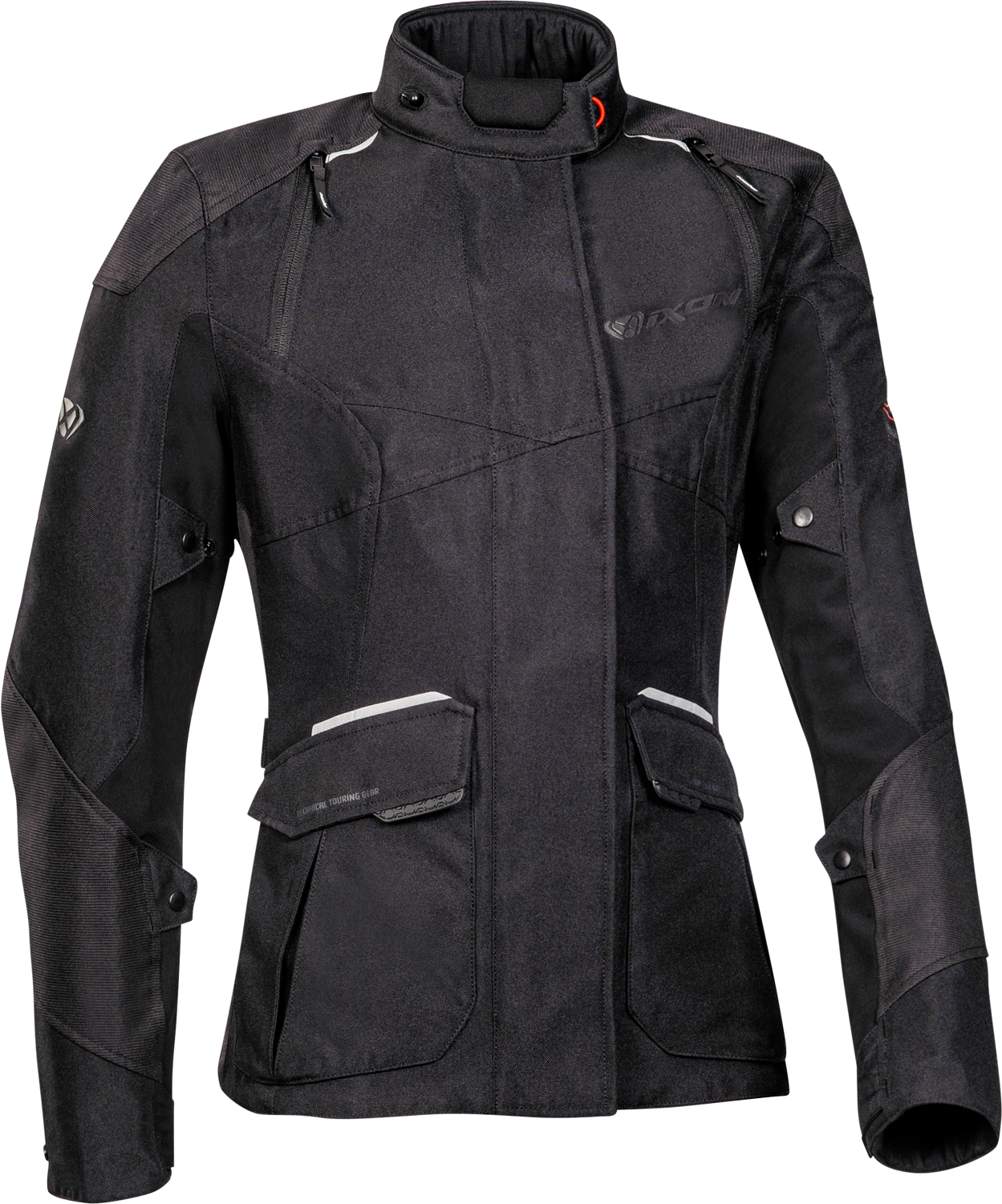 Ixon Chaqueta de Moto para Mujer  Balder Negra