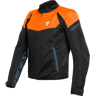 Dainese Chaqueta de Moto  Bora Air Tex Naranja-Negro Iris-Negro