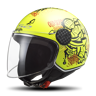 LS2 Casco Abierto  OF558 SPHERE Skater Amarillo HiVis