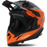 Acerbis Casco de Cross  Steel Carbon Naranja-Negro