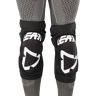 Leatt Rodilleras  3DF 5.0 Zip Blanco-Negro