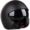 LS2 Casco Jet  OF599 Spitfire Single Mono Negro Mate