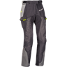 Ixon Pantalones de Moto Mujer  Balder Negro-Gris-Amarillo Brillante