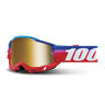 100% Gafas de Cross  Accuri 2 Unity True Lente Dorada