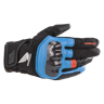 Alpinestars Guantes de Moto  Honda SMX Z Drystar Negro-Azul-Rojo Brillante