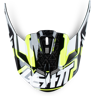 Leatt Visera de casco GPX 5.5 V04 Amarillo-Negro-Blanco M-XXL