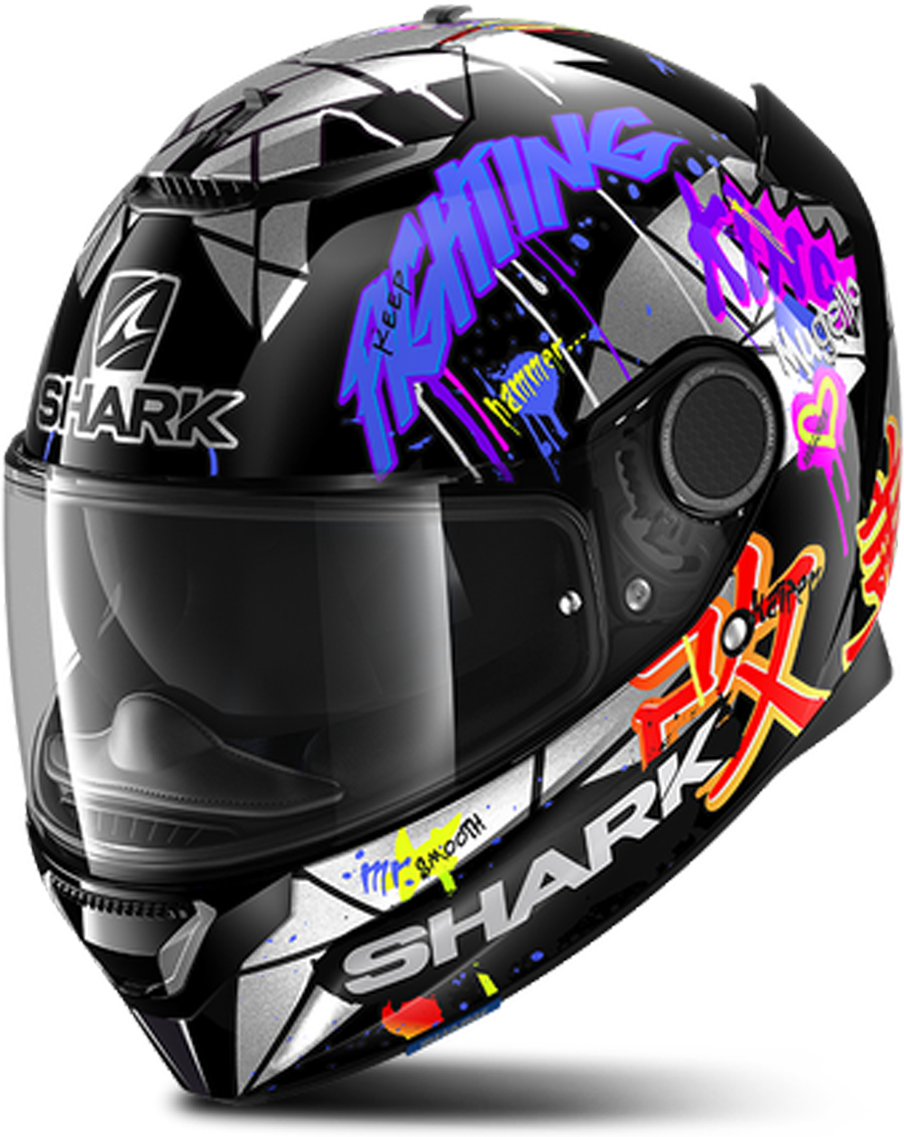Shark Casco Integral  Spartan 1.2 Lorenzo Catalunya GP Negro-Rojo-Reflejo Shark Casco Integral  Spartan 1.2 Lorenzo Catalunya GP Negro-Rojo-Reflejo