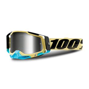 100% Gafas de Cross  Racecraft 2 Airblast Dorado-Negro