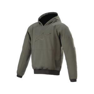 Alpinestars Sudadera con capucha de Moto  Ageless Verde Militar-Mezcla