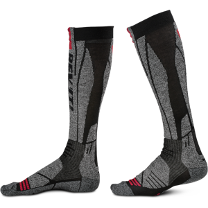 REV'IT! Calcetines Capa Base  Kalahari Gris Oscuro-Rojo