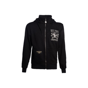 West Coast Choppers Chaqueta con capucha  High Speed Negra