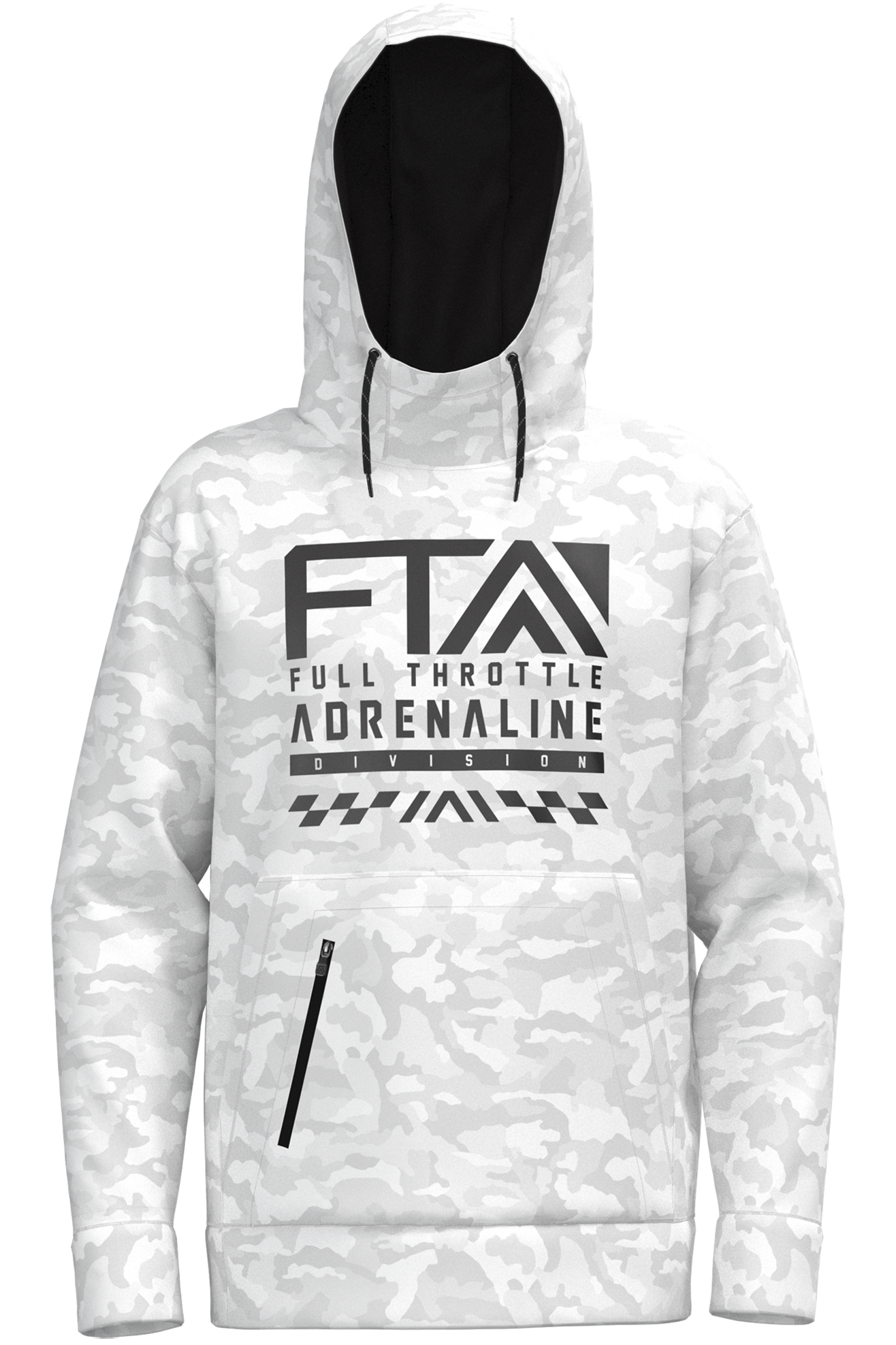 FTA Sudadera con Capucha  Stylz Tech P-O Blanco Camuflaje