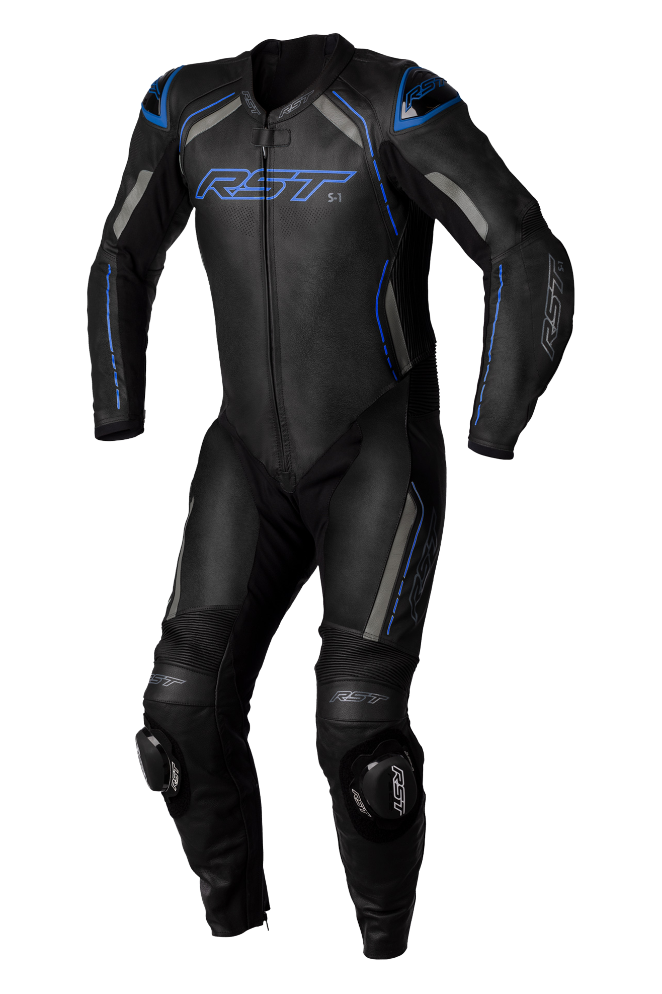 RST Mono de cuero  S1 Negro-Azul