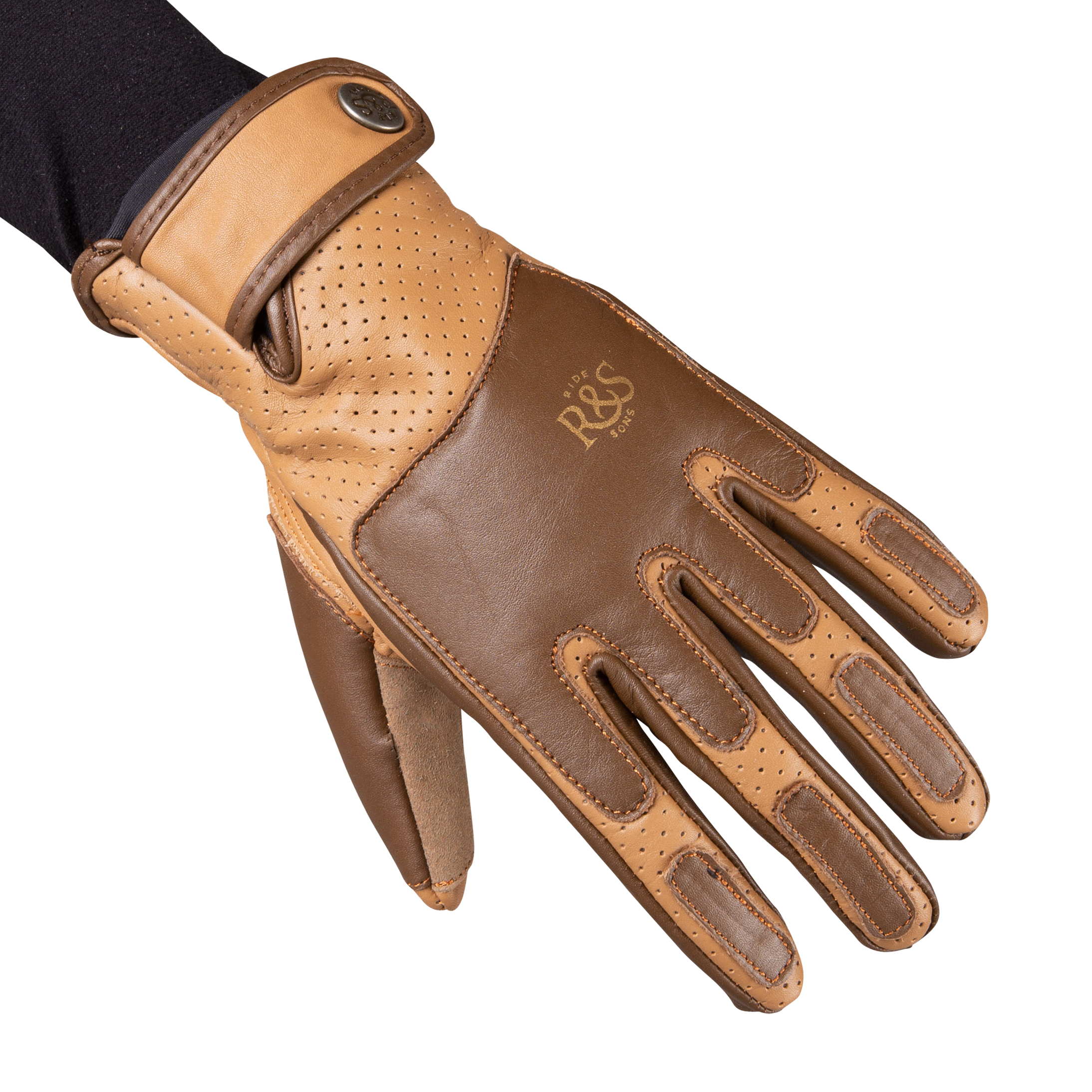 Ride&Sons Guantes de Moto  Lord Marrones