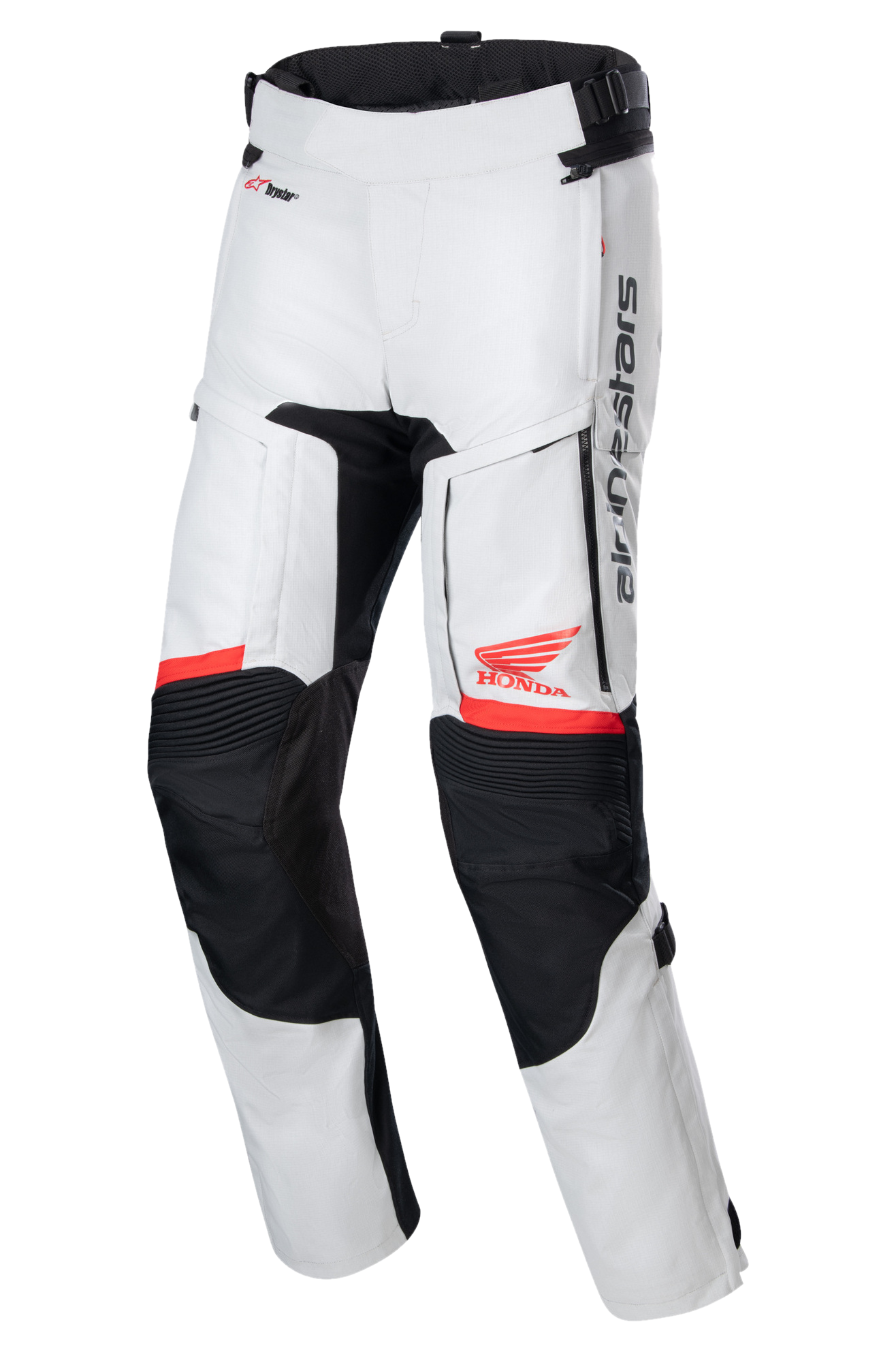 Alpinestars Pantalones de Moto  Honda Bogota' Pro Drystar Gris Hielo-Negro