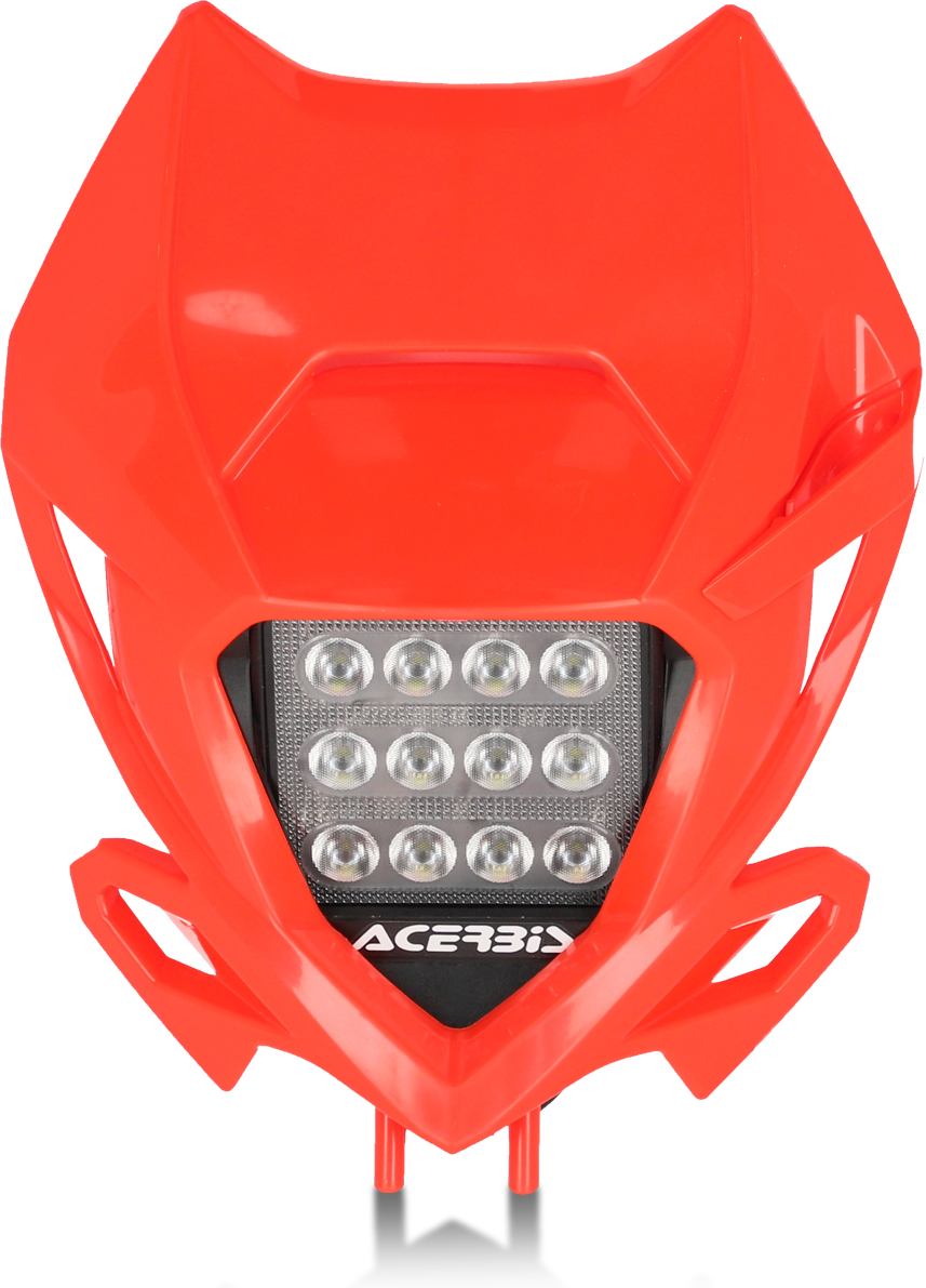 Acerbis Faro Delantero con Protector  VSL Rojo