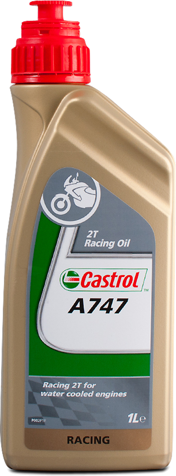 Castrol Aceite de Competición  A747 Vegetal Semisintético 2T 1L