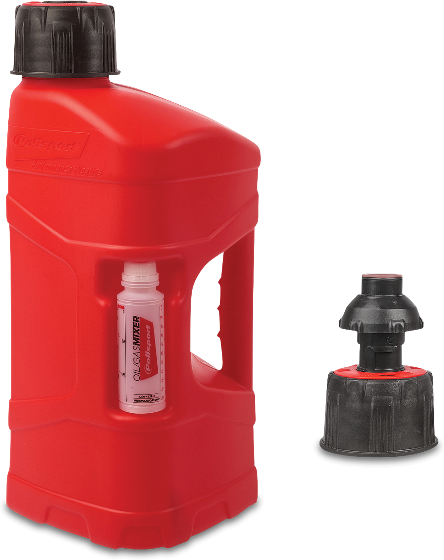 Polisport Mezclador de Combustible  ProOctane Utility 10 L + 100ml Rojo-Transparente