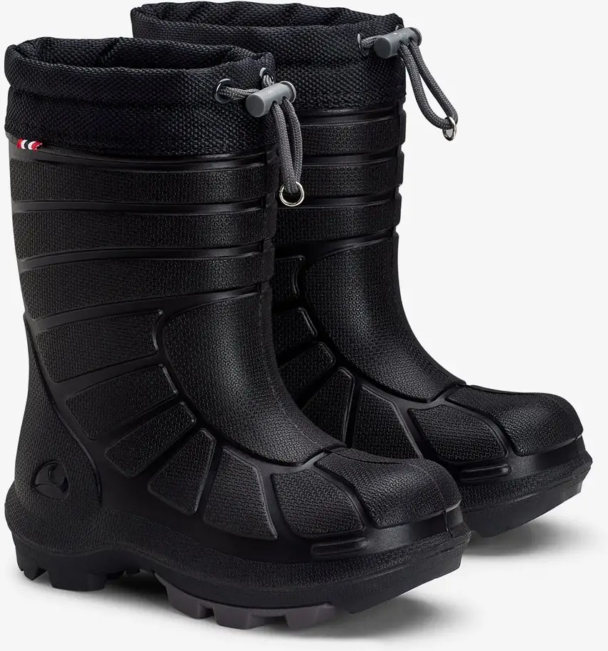 Viking Botas Moto de Nieve Niño  Extreme Warm Negro-Carbón