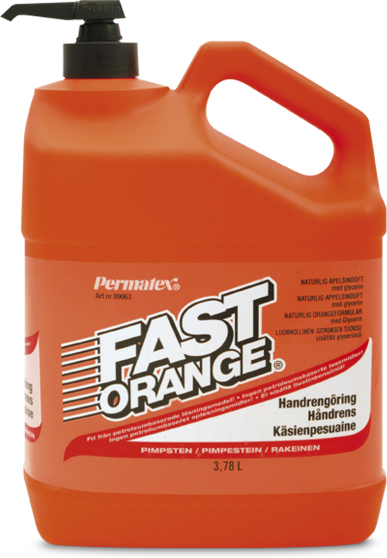 Permatex Limpiador de Manos  Fast Naranja 3,78L