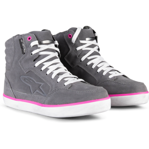 Alpinestars Zapatillas de Moto  J-6 Canvas Mujer Gris-Rosa