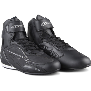 Alpinestars Zapatillas de Moto  Stella Faster-3 Negro-Plateado