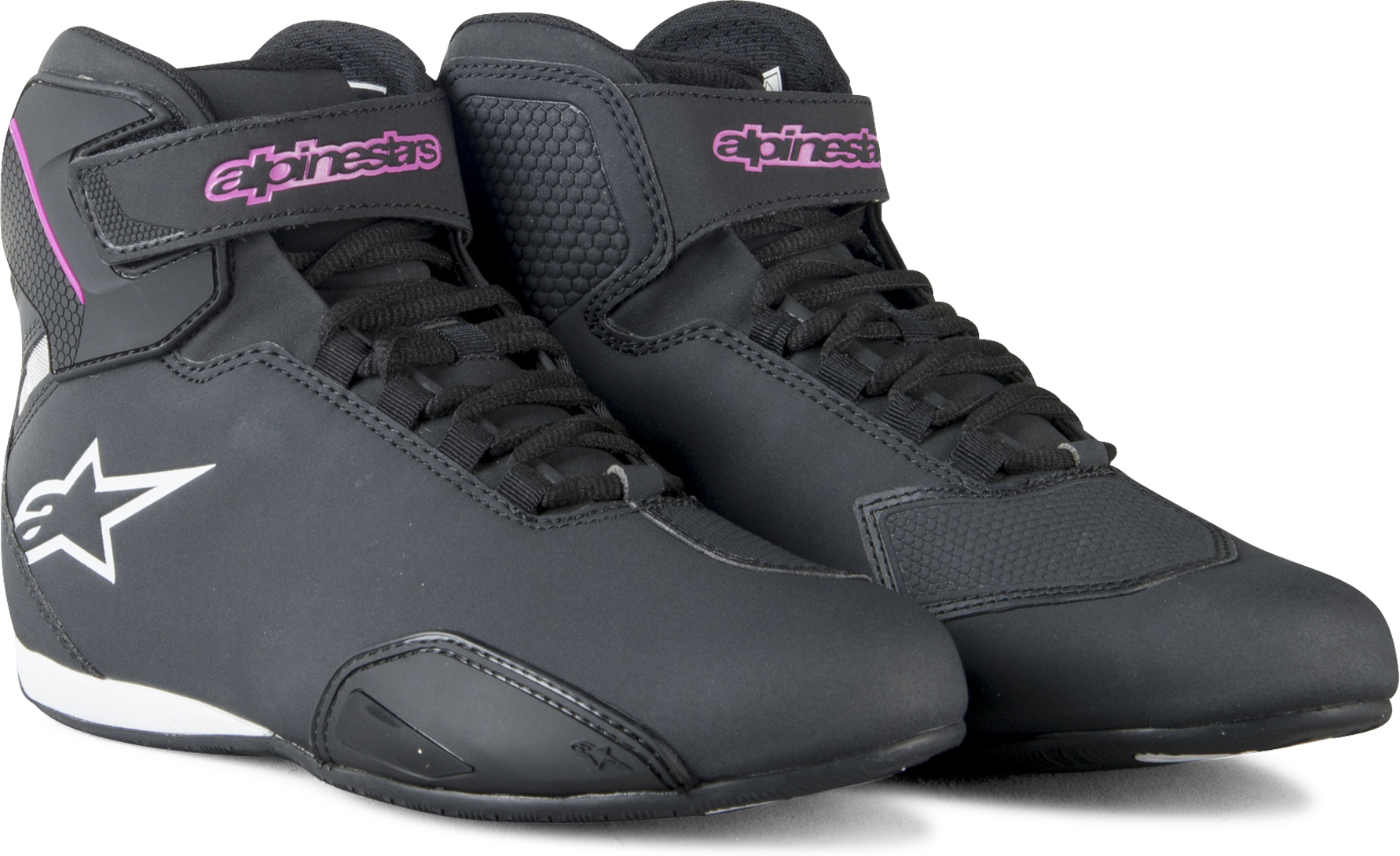 Alpinestars Zapatillas de Moto  Stella Sektor Negro-Fucsia Alpinestars Zapatillas de Moto  Stella Sektor Negro-Fucsia