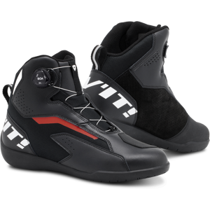 REV'IT! Zapatillas de Moto Jetspeed Pro Negro-Rojo